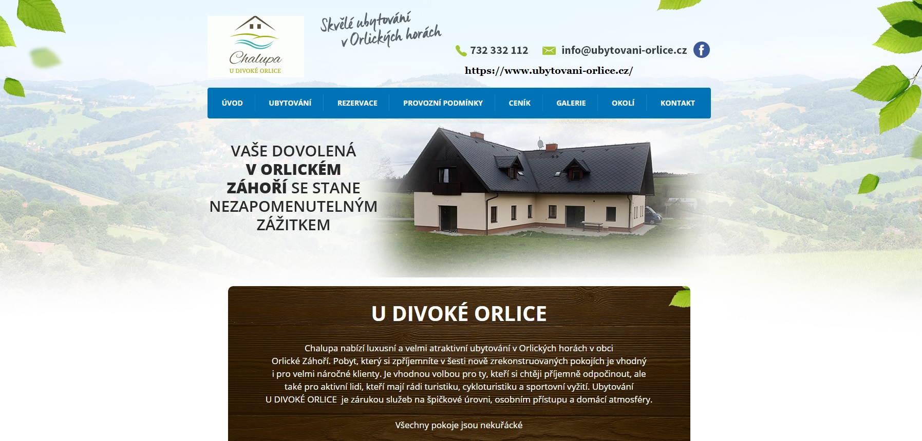 CHALUPA U DIVOKÉ ORLICE
