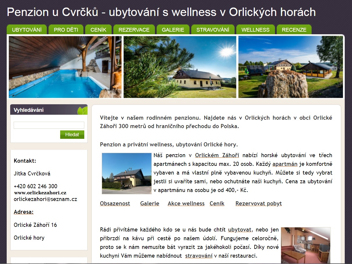 PENZION U CVRČKŮ