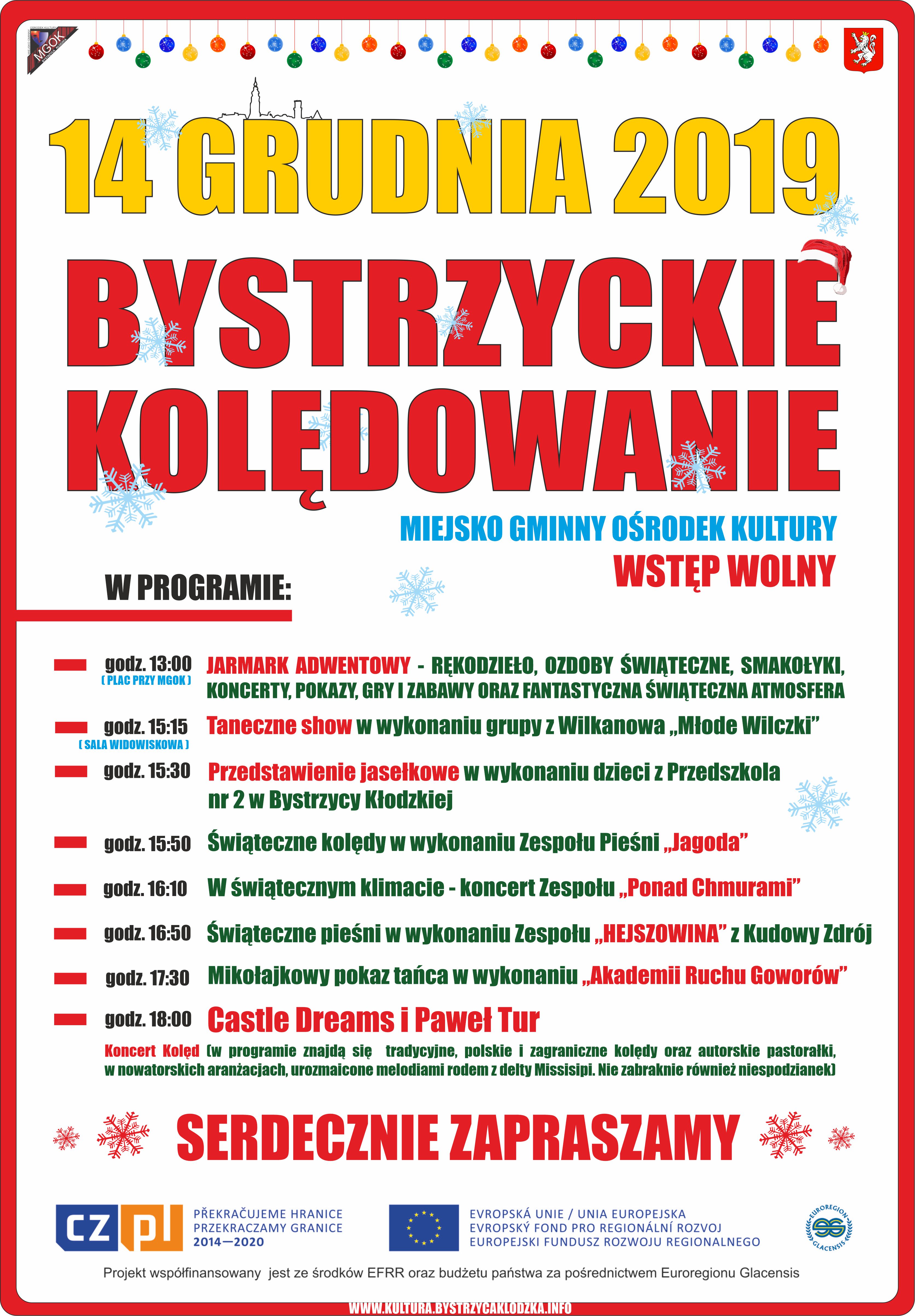 BYSTRZYCKIE KOLĘDOWANIE 2019 A3