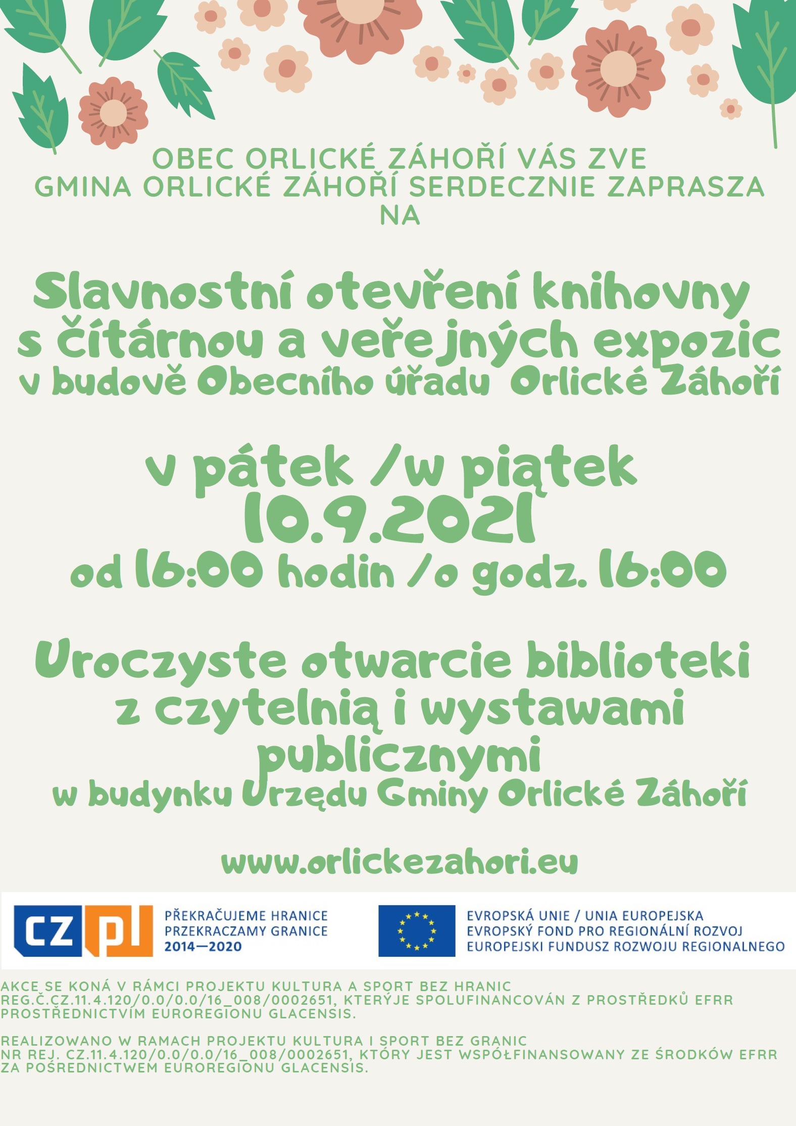 10.9.2021 Slavnostní otevření