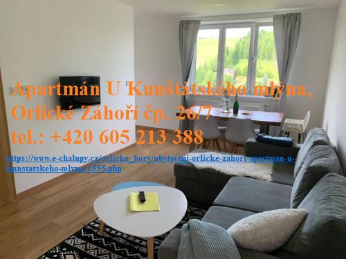 aPARTMÁN u KUNŠTÁTSKÉHO MLÝNA NOVÉ
